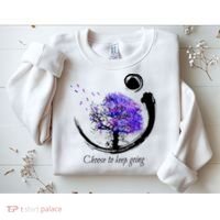 Suicide Prevention Awareness Choose To Keep Going Sweatshirt thumb 2