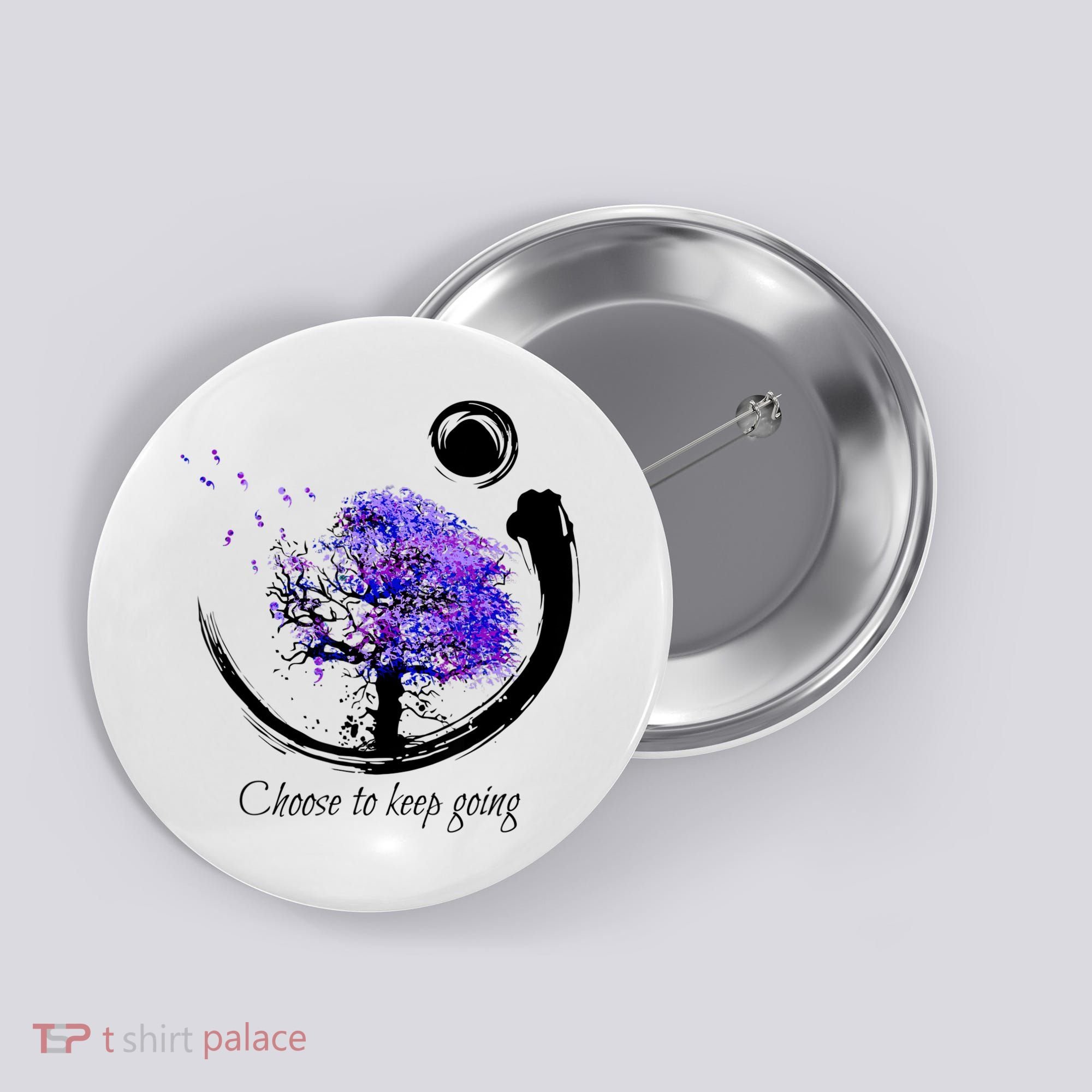 Suicide Prevention Awareness Choose To Keep Going Button