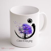 Suicide Prevention Awareness Choose To Keep Going Coffee Mug thumb 1