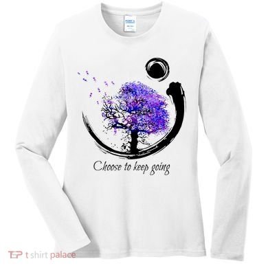 Suicide Prevention Awareness Choose To Keep Going Women's Long Sleeve Shirt