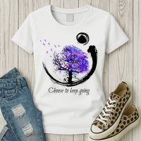 Suicide Prevention Awareness Choose To Keep Going Women's T-Shirt thumb 3