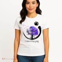 Suicide Prevention Awareness Choose To Keep Going Women's T-Shirt thumb 4