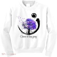 Suicide Prevention Awareness Choose To Keep Going Kids Sweatshirt thumb 0