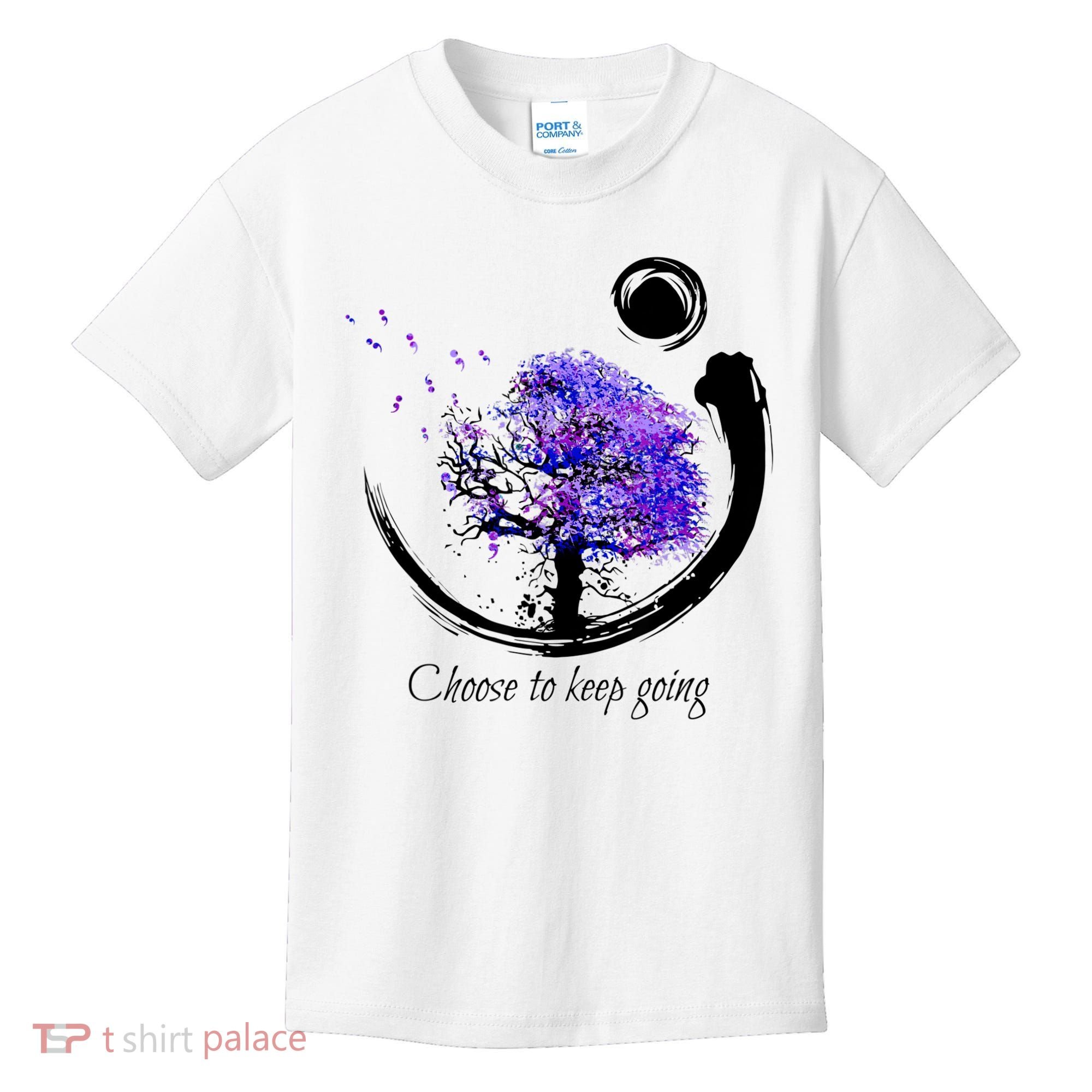 Suicide Prevention Awareness Choose To Keep Going Kids T-Shirt