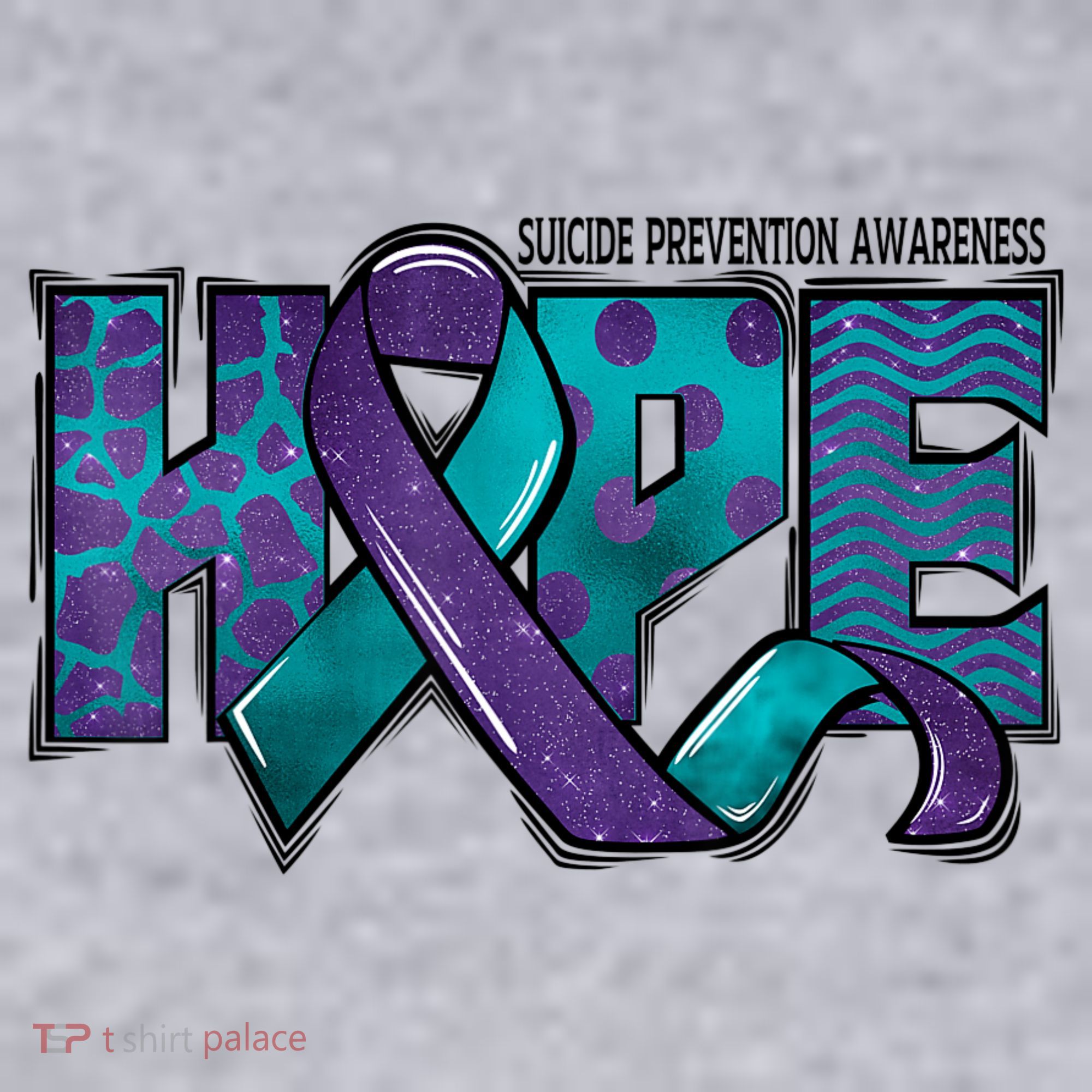 Suicide Prevention Awareness Warrior Hope Ribbon You Matter Women's Sweatshirt