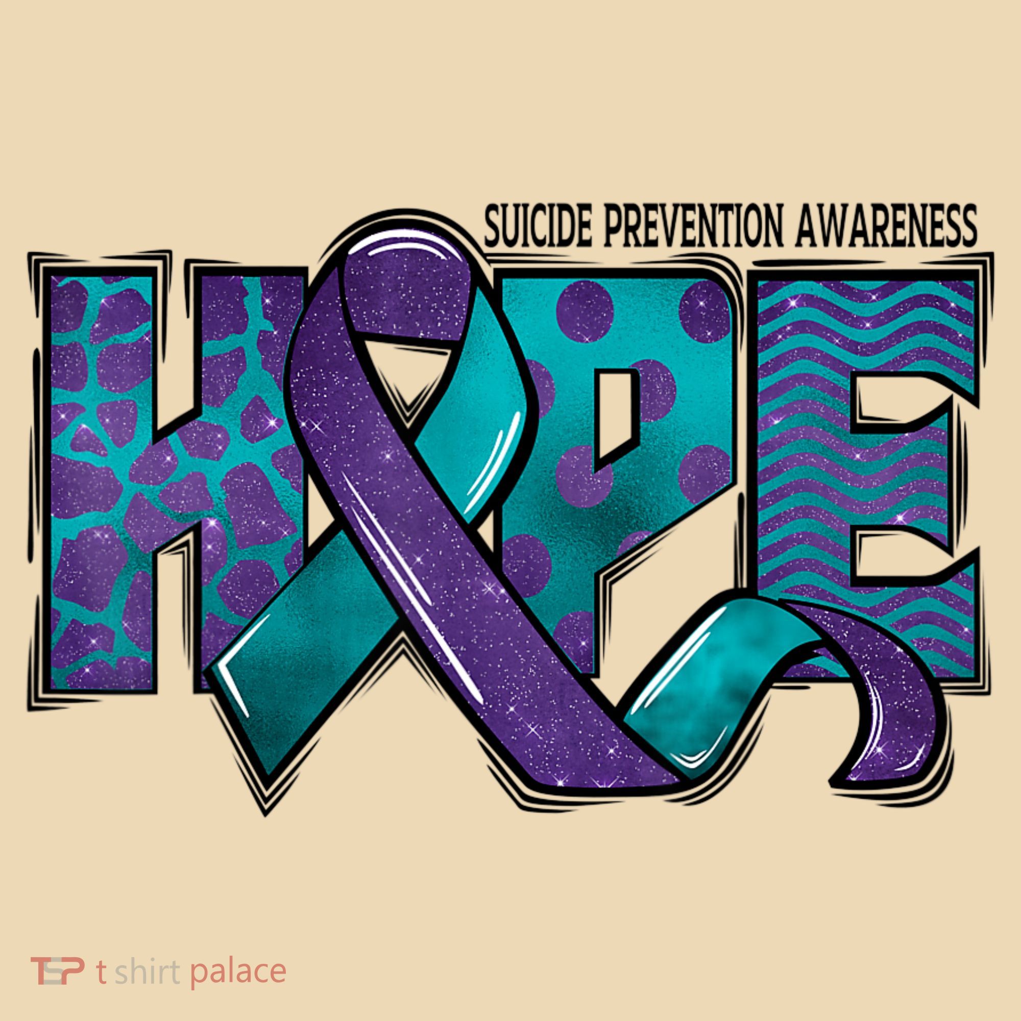 Suicide Prevention Awareness Warrior Hope Ribbon You Matter Tote Bag