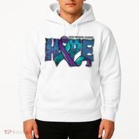 Suicide Prevention Awareness Warrior Hope Ribbon You Matter Hoodie thumb 2