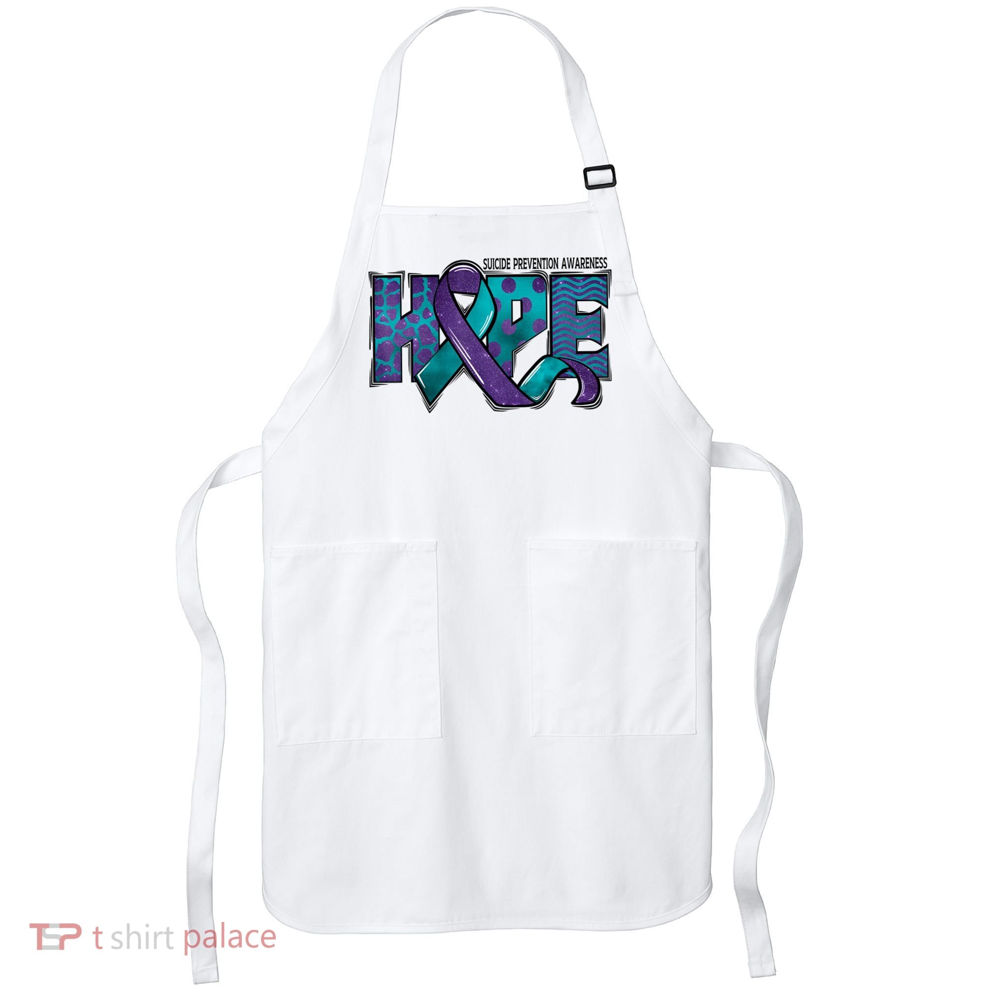 Suicide Prevention Awareness Warrior Hope Ribbon You Matter Apron