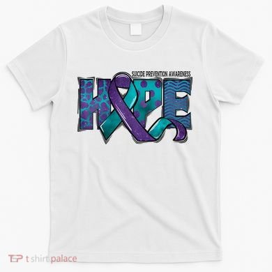 Suicide Prevention Awareness Warrior Hope Ribbon You Matter T-Shirt