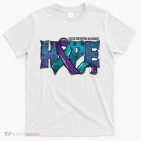 Suicide Prevention Awareness Warrior Hope Ribbon You Matter T-Shirt thumb 0