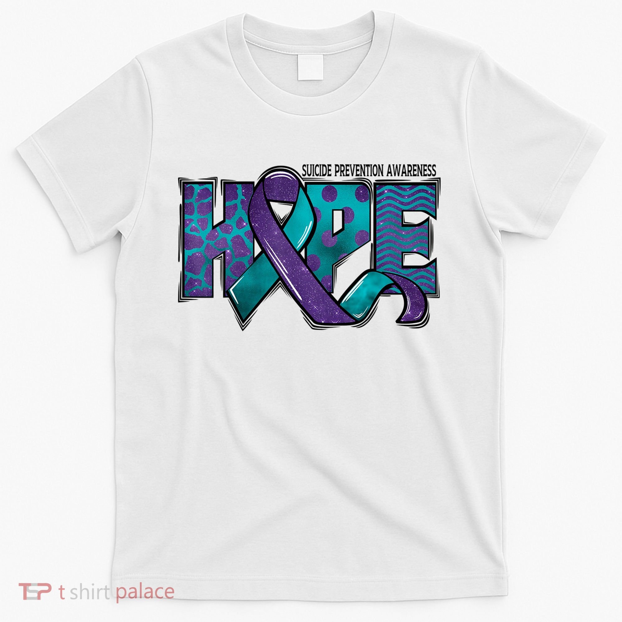 Suicide Prevention Awareness Warrior Hope Ribbon You Matter T-Shirt