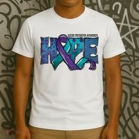 Suicide Prevention Awareness Warrior Hope Ribbon You Matter T-Shirt thumb 3