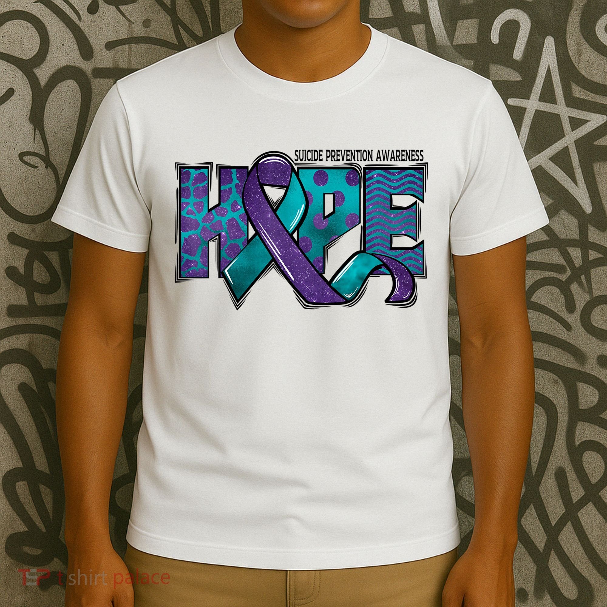 Suicide Prevention Awareness Warrior Hope Ribbon You Matter T-Shirt