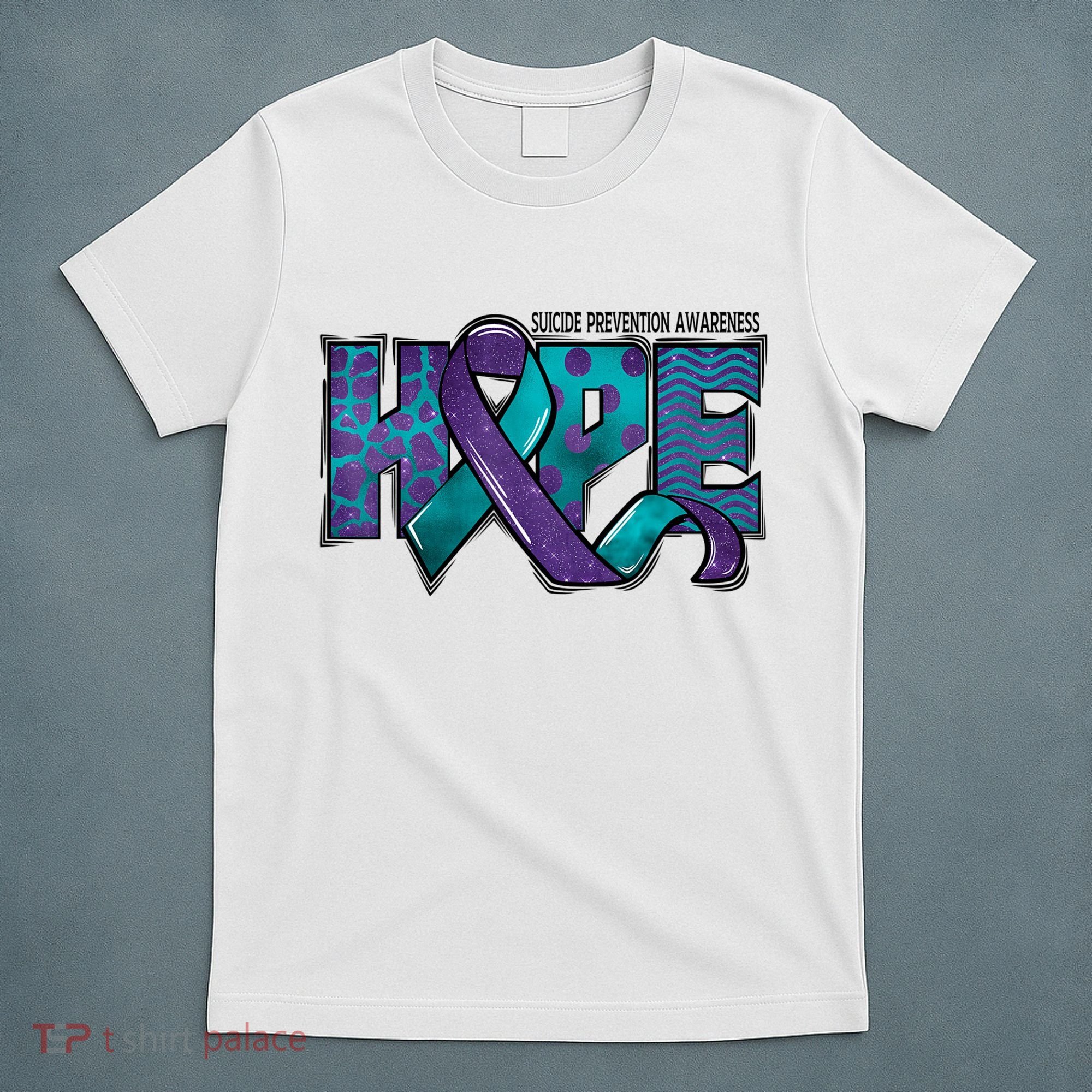 Suicide Prevention Awareness Warrior Hope Ribbon You Matter T-Shirt