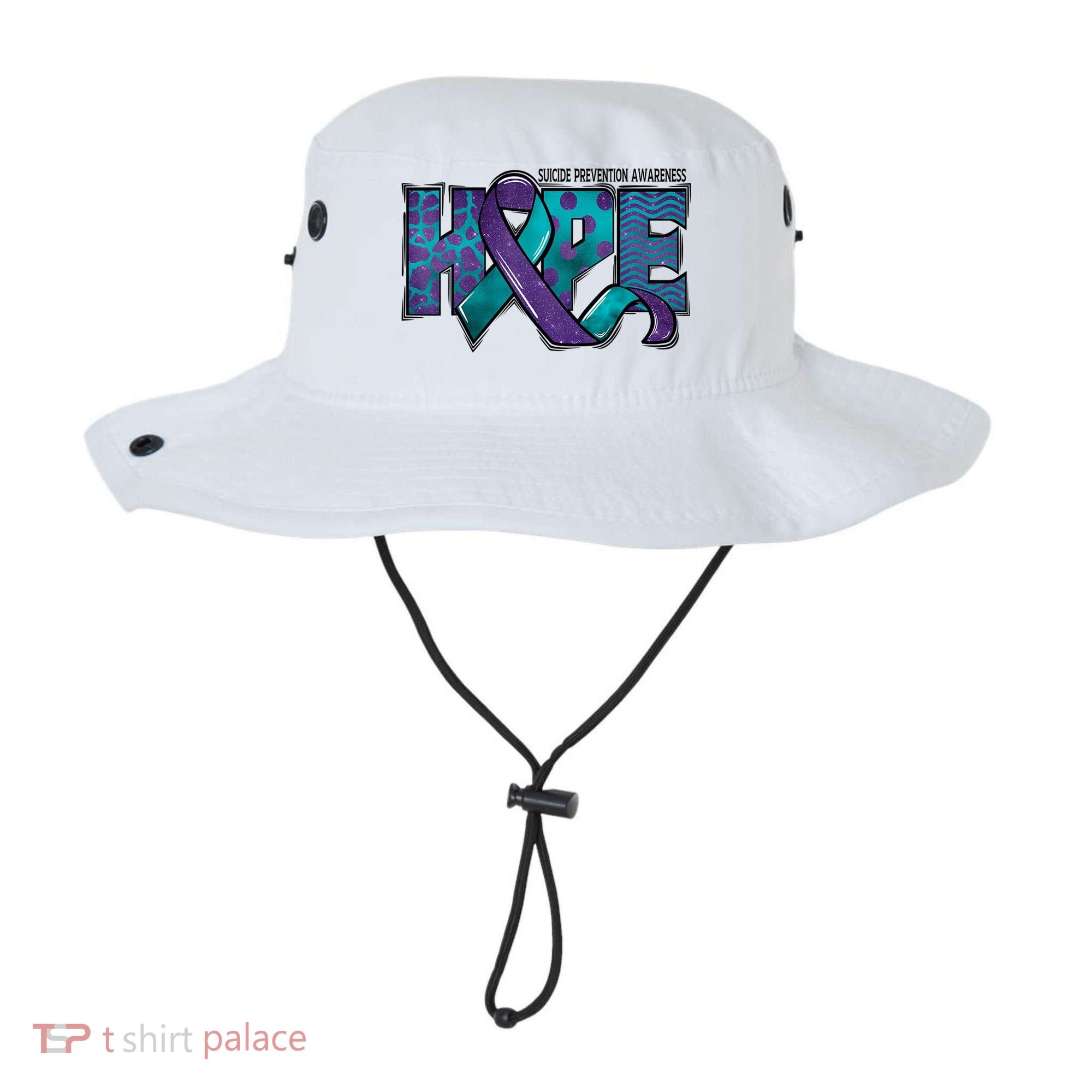 Suicide Prevention Awareness Warrior Hope Ribbon You Matter Bucket Hat
