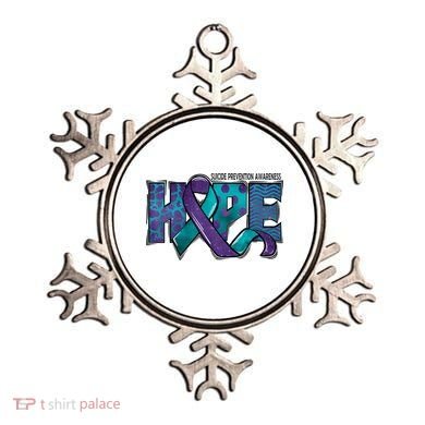 Suicide Prevention Awareness Warrior Hope Ribbon You Matter Ornament