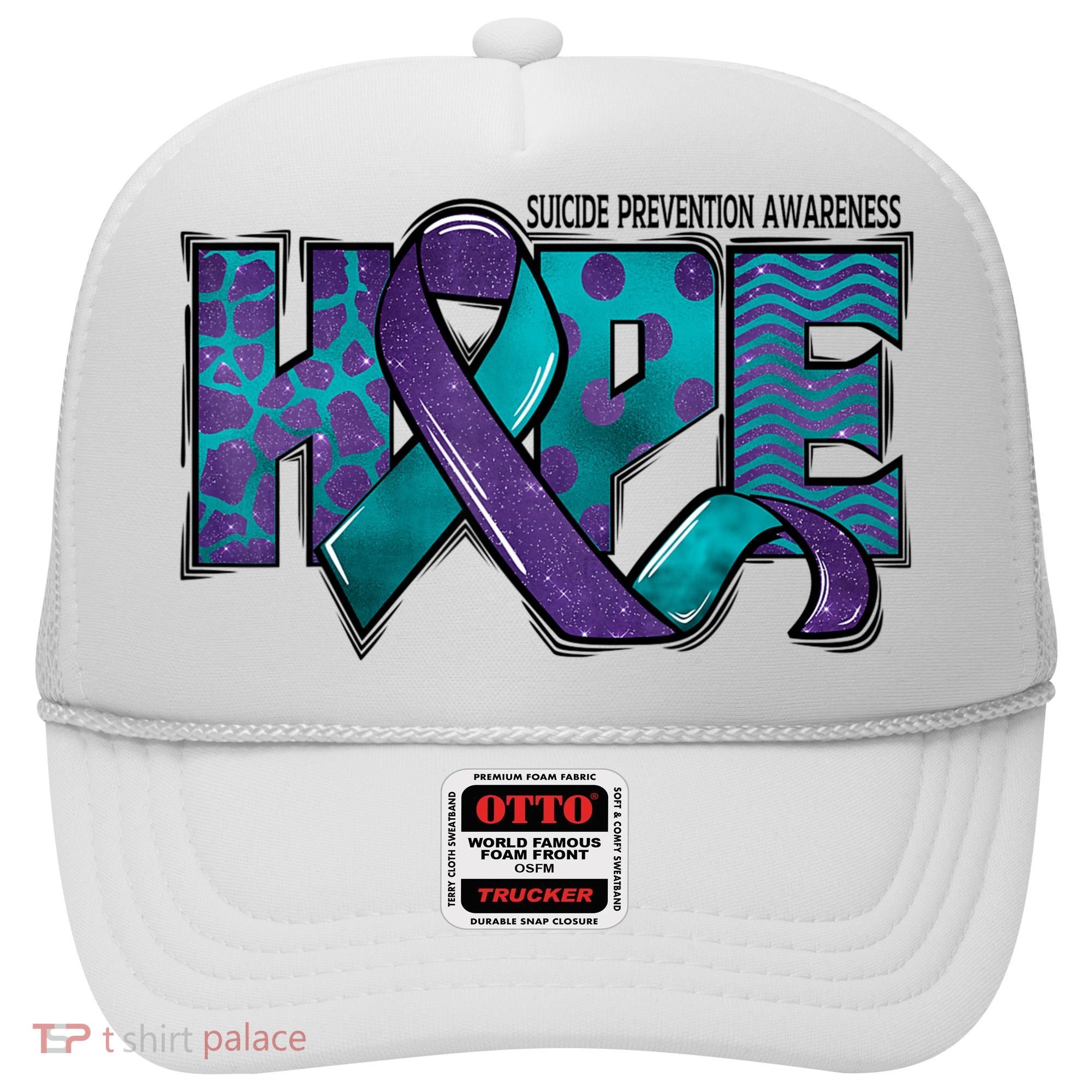 Suicide Prevention Awareness Warrior Hope Ribbon You Matter Hat