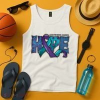 Suicide Prevention Awareness Warrior Hope Ribbon You Matter Tank Top thumb 4