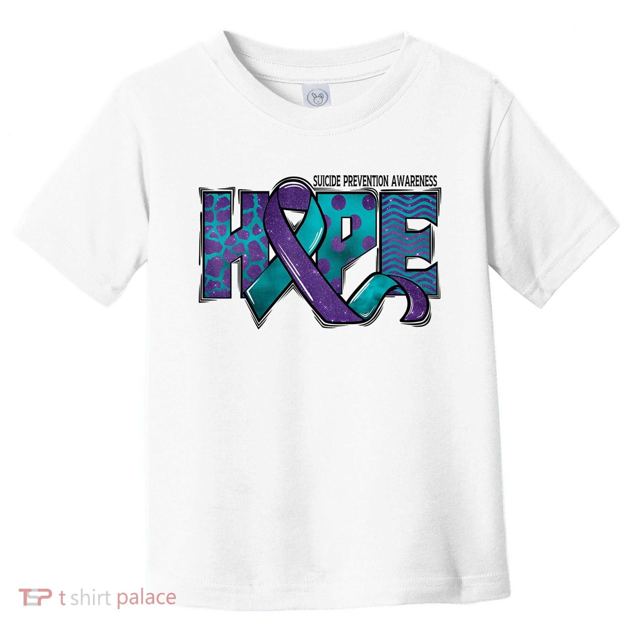 Suicide Prevention Awareness Warrior Hope Ribbon You Matter Toddler T-Shirt