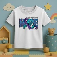 Suicide Prevention Awareness Warrior Hope Ribbon You Matter Toddler T-Shirt thumb 3