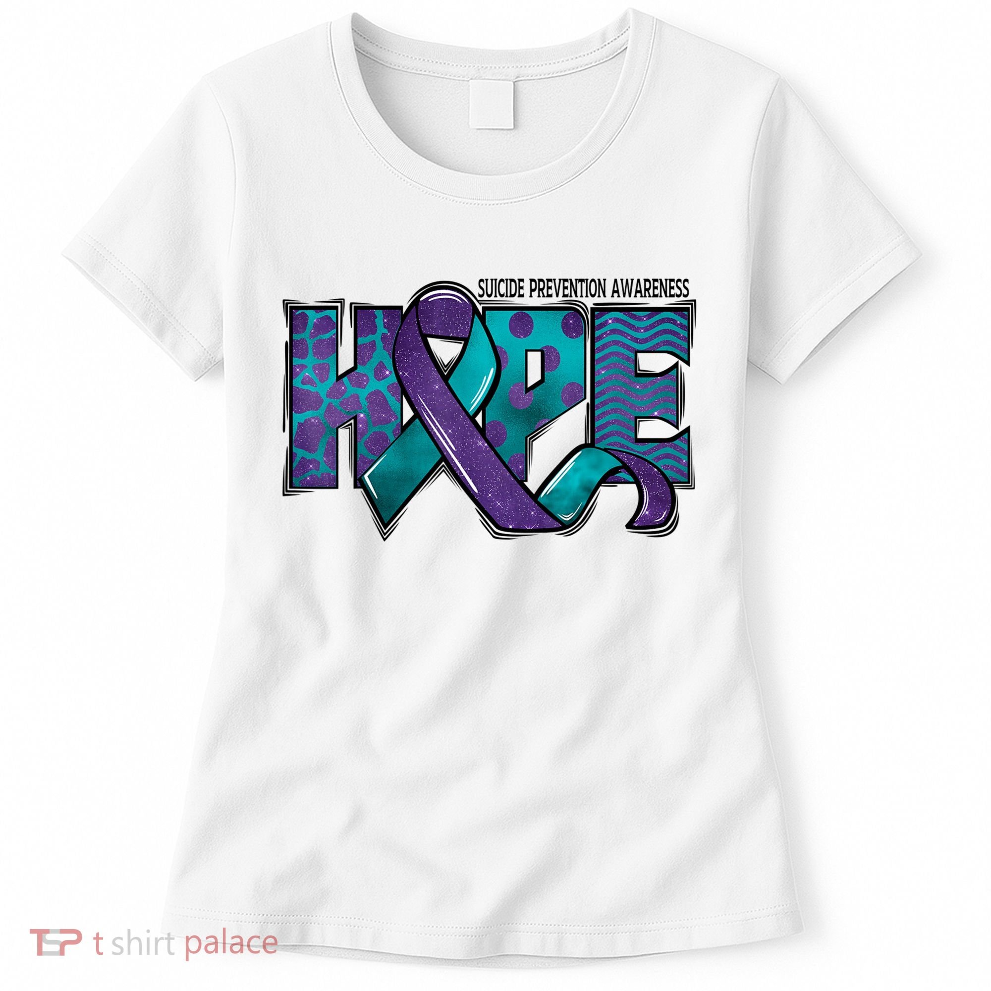 Suicide Prevention Awareness Warrior Hope Ribbon You Matter Women's T-Shirt