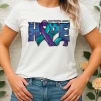 Suicide Prevention Awareness Warrior Hope Ribbon You Matter Women's T-Shirt thumb 2