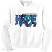 Suicide Prevention Awareness Warrior Hope Ribbon You Matter Kids Sweatshirt thumb 0