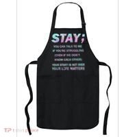 Suicide Prevention Awareness Shirt Stay Your Life Matters Apron thumb 0