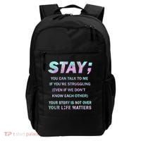 Suicide Prevention Awareness Shirt Stay Your Life Matters Backpack thumb 0
