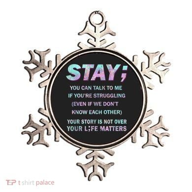 Suicide Prevention Awareness Shirt Stay Your Life Matters Ornament