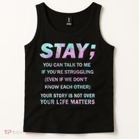 Suicide Prevention Awareness Shirt Stay Your Life Matters Tank Top thumb 2