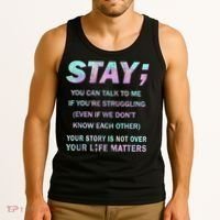 Suicide Prevention Awareness Shirt Stay Your Life Matters Tank Top thumb 3