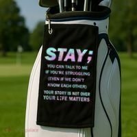 Suicide Prevention Awareness Shirt Stay Your Life Matters Golf Towel thumb 2