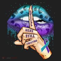 Suicide Prevention Awareness Still Here Still Fighting Lips Cool Gift Women's Sweatshirt thumb 2