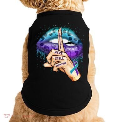Suicide Prevention Awareness Still Here Still Fighting Lips Cool Gift Doggie Tank