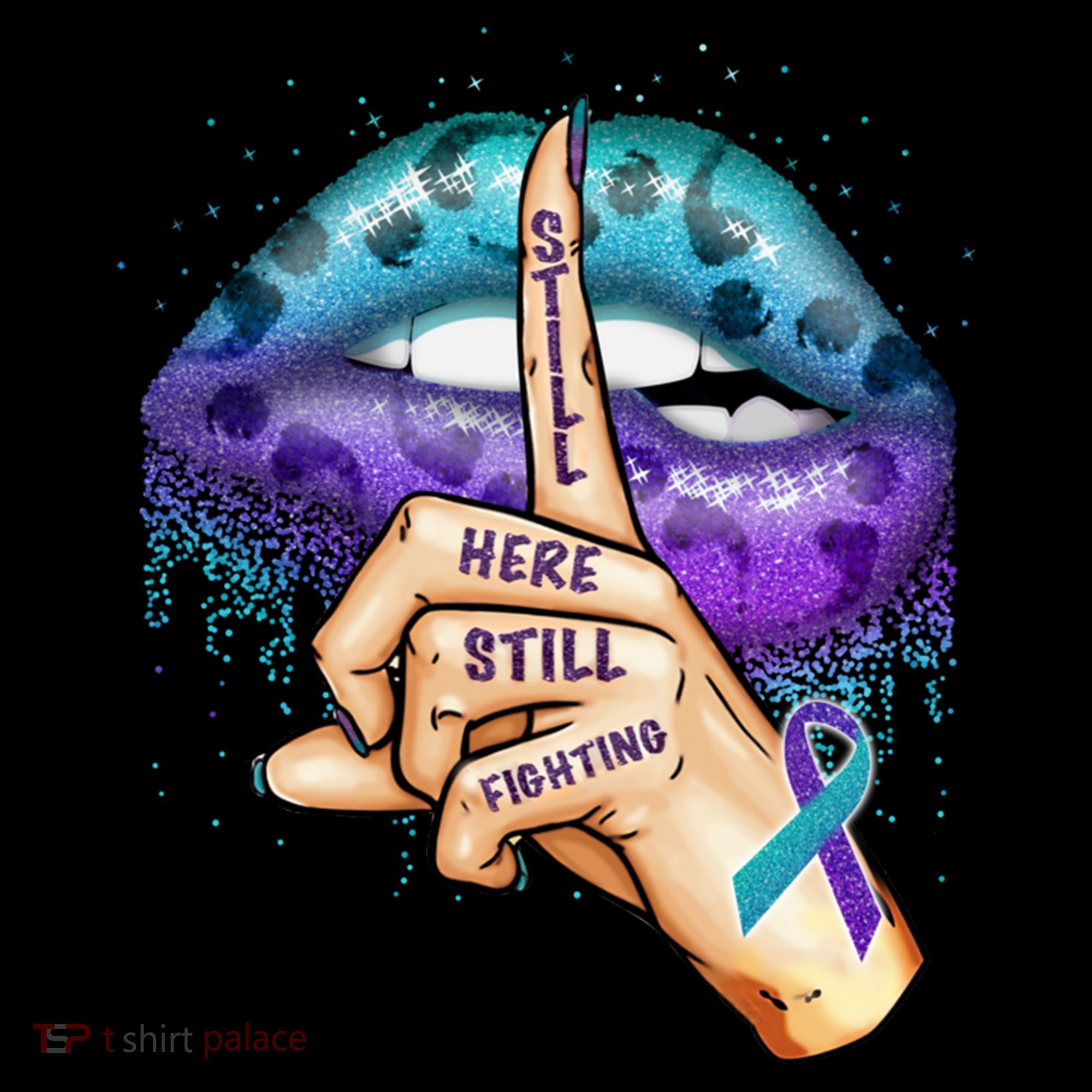 Suicide Prevention Awareness Still Here Still Fighting Lips Cool Gift Backpack