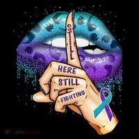 Suicide Prevention Awareness Still Here Still Fighting Lips Cool Gift Bucket Hat thumb 4