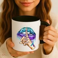 Suicide Prevention Awareness Still Here Still Fighting Lips Cool Gift Coffee Mug thumb 3