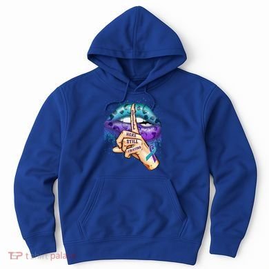 Suicide Prevention Awareness Still Here Still Fighting Lips Cool Gift Hoodie