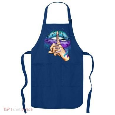 Suicide Prevention Awareness Still Here Still Fighting Lips Cool Gift Apron
