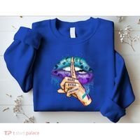 Suicide Prevention Awareness Still Here Still Fighting Lips Cool Gift Sweatshirt thumb 2