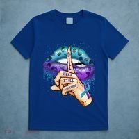 Suicide Prevention Awareness Still Here Still Fighting Lips Cool Gift T-Shirt thumb 5