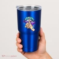 Suicide Prevention Awareness Still Here Still Fighting Lips Cool Gift Tumbler thumb 2
