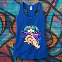 Suicide Prevention Awareness Still Here Still Fighting Lips Cool Gift Women's Tank Top thumb 3