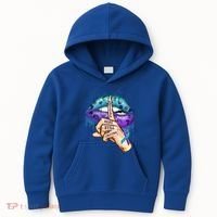 Suicide Prevention Awareness Still Here Still Fighting Lips Cool Gift Kids Hoodie thumb 0