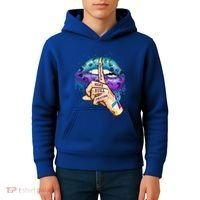 Suicide Prevention Awareness Still Here Still Fighting Lips Cool Gift Kids Hoodie thumb 4