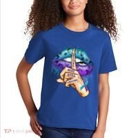 Suicide Prevention Awareness Still Here Still Fighting Lips Cool Gift Kids T-Shirt thumb 2