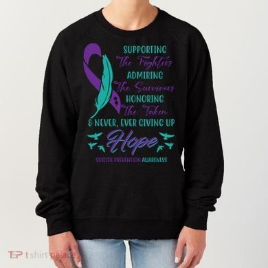 Suicide Prevention Awareness Hope Quote Women's Sweatshirt