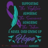 Suicide Prevention Awareness Hope Quote Women's Sweatshirt thumb 2