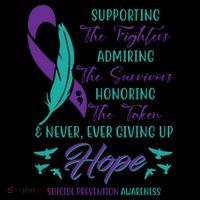 Suicide Prevention Awareness Hope Quote Coaster thumb 2